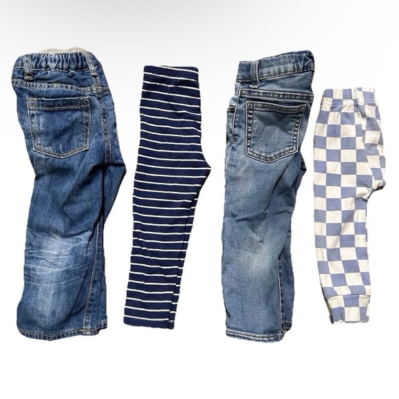GAP Other - Toddler Boy Pants Jeans Stripes Checkered Size 18-24 Months